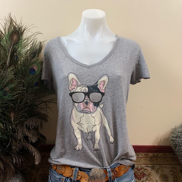 PJ Salvage Bull Terrier in Sunglasses Graphic Tee - Picture 4 of 9